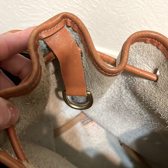 Dooney & Bourke Bags Vintage White Dooney And Bourke Awl Bucket Bag